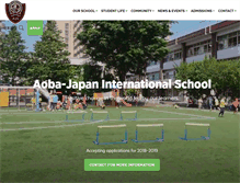 Tablet Screenshot of japaninternationalschool.com